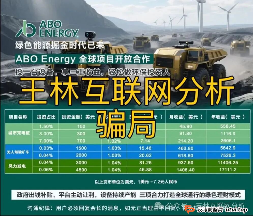 10月9日最新资金盘项目骗局曝光《ABO Energy,ZSTL智联出行,鼎晟合》随时可能卷