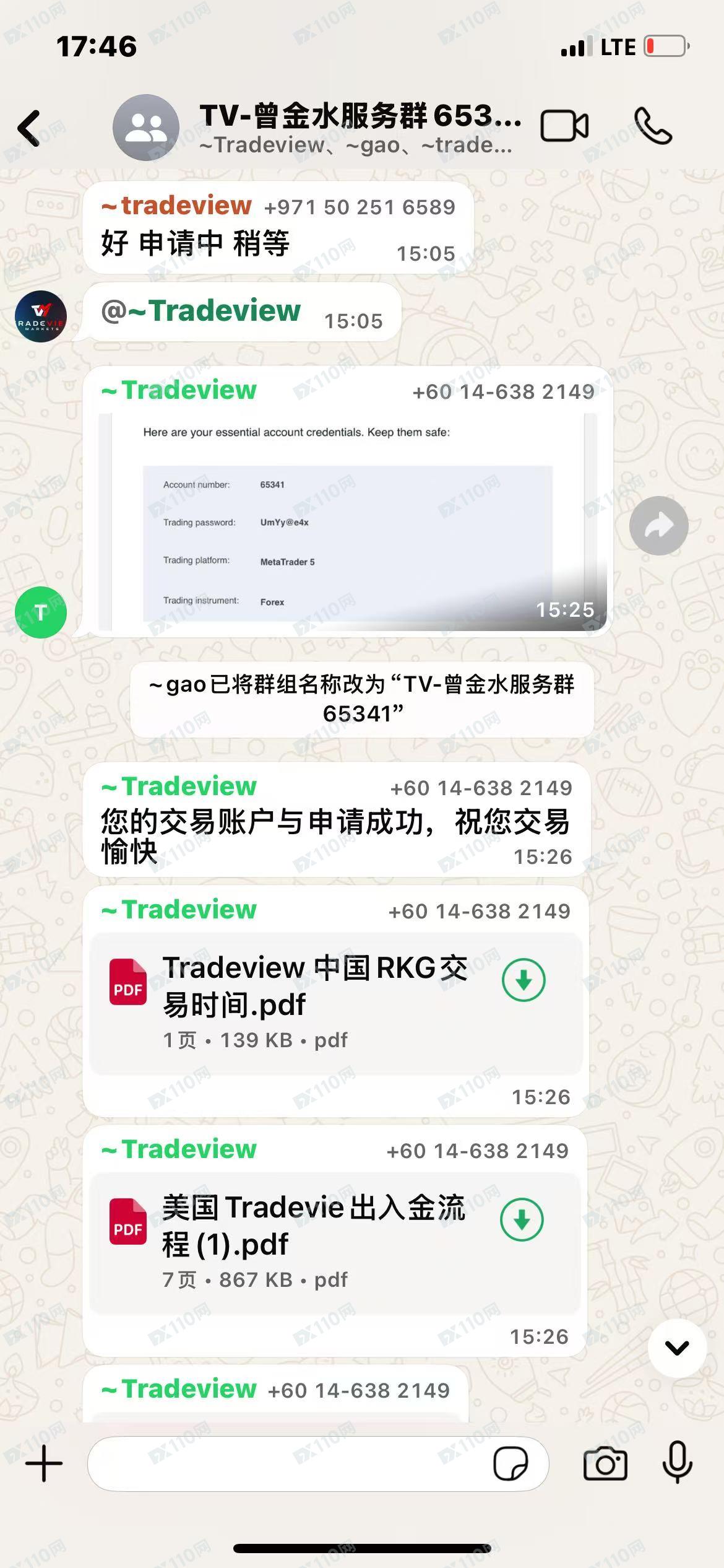 Tradeview Ltd，私自转走我方账户资金，注销我方账号，对我我方诉求不予回复涉及多个账号(4)