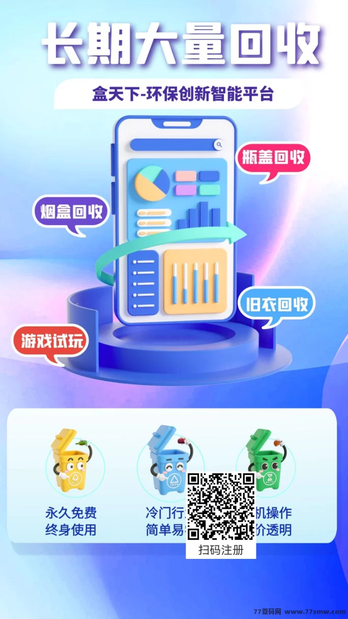 ​盒天下APP：回收旧物，环保赚米，赚取稳定收入！