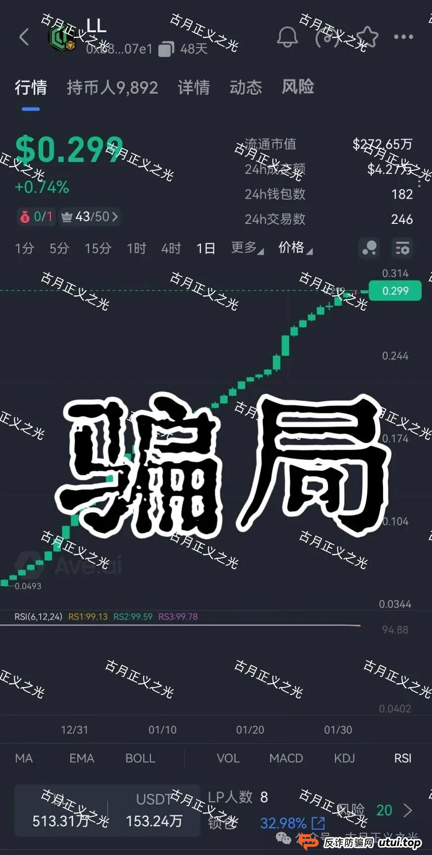 拉拉协议(LL Protocol)质押分红类资金盘骗局，LL币又来割韭菜了，别再当待宰的羔羊！