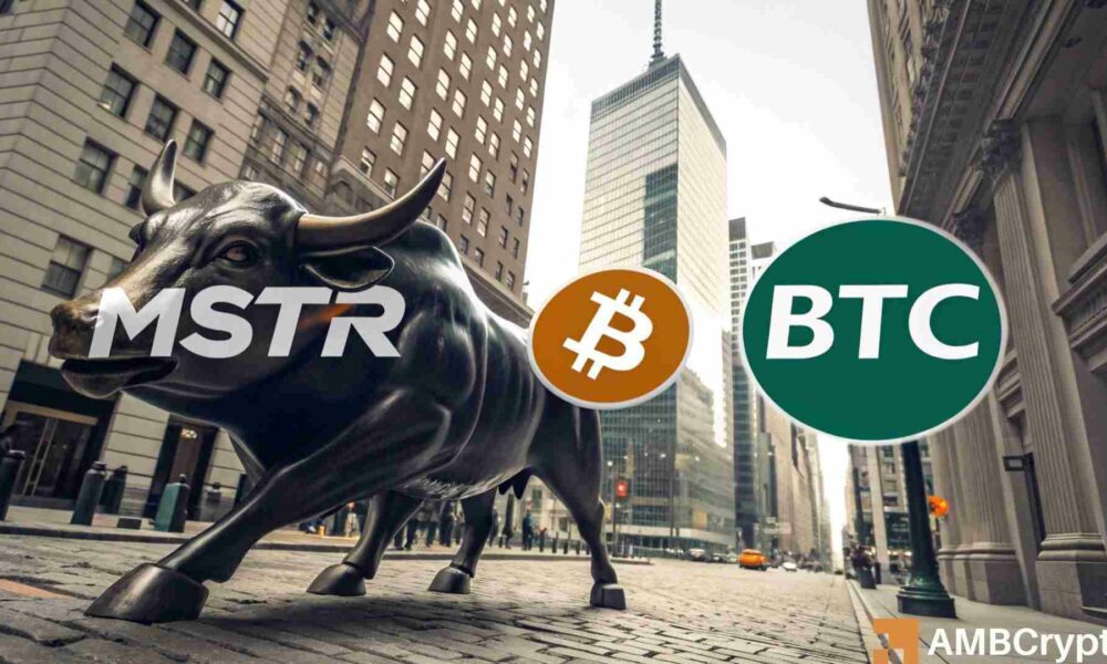 Strategy 的 MSTR 股票领涨 5%，得益于大胆的资本流动和比特币的复苏(1)