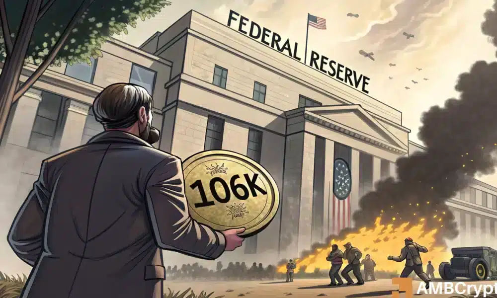 比特币突破 10.6 万美元——美联储或伊朗与以色列的紧张局势会引发下一步行动吗？(1)